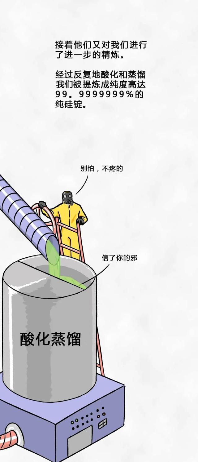 从一粒沙子到成品芯片，整个过程是怎样的？一组漫画给你解释清楚(图8)